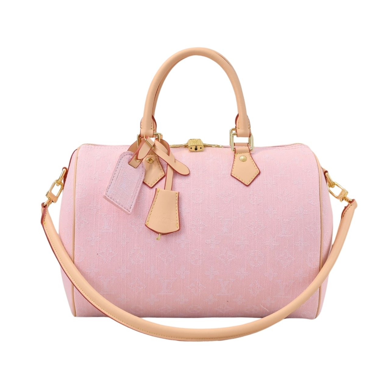 Thumbnail-16-1-1 Louis Vuitton Speedy Soft 30 Washed Pink 30Cm - Image 1