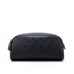 Louis Vuitton Dopp Kit Monogram Black 27Cm M59478