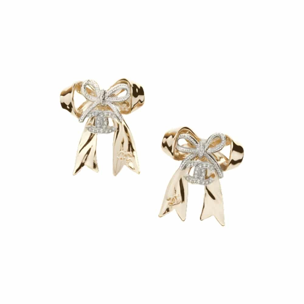 Thumbnail-2-12 Chanel Stud Earrings With Gold Abg598 B22434 U4561 - Image 1