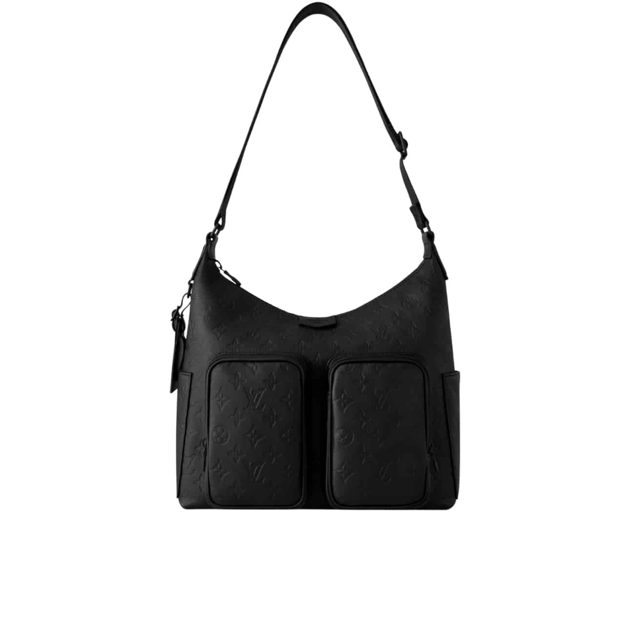 Thumbnail-2-2-1-1 Louis Vuitton Hobo Cargo Black 30Cm M14778 - Image 1