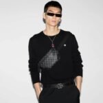 Gucci GG Emblem Small Belt Bag Black Fabric 23Cm ‎821165 FAED9 1000 - Image 4