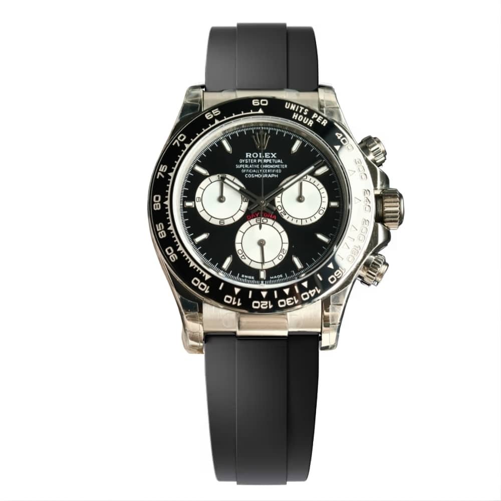 Thumbnail-22-5 Rolex Cosmograph Daytona Silver Black 126519ln 40mm - Image 1