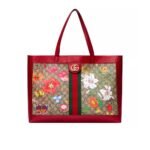 Gucci Ophidia GG Flora Medium Tote Bag Dark Red 44Cm 547947 HWHAC 8722