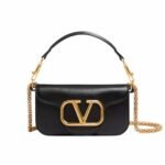 Valentino Garavani Locò Small Shoulder Bag In Black 20cm 7W2B0K53ZXL 0NO