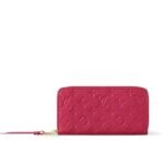 Louis Vuitton Zippy Wallet Monogram Dark Pink 19Cm M83639