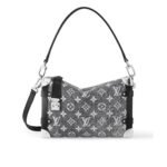 Louis Vuitton MM Side Trunk Bag Denim Gray 23Cm M21460