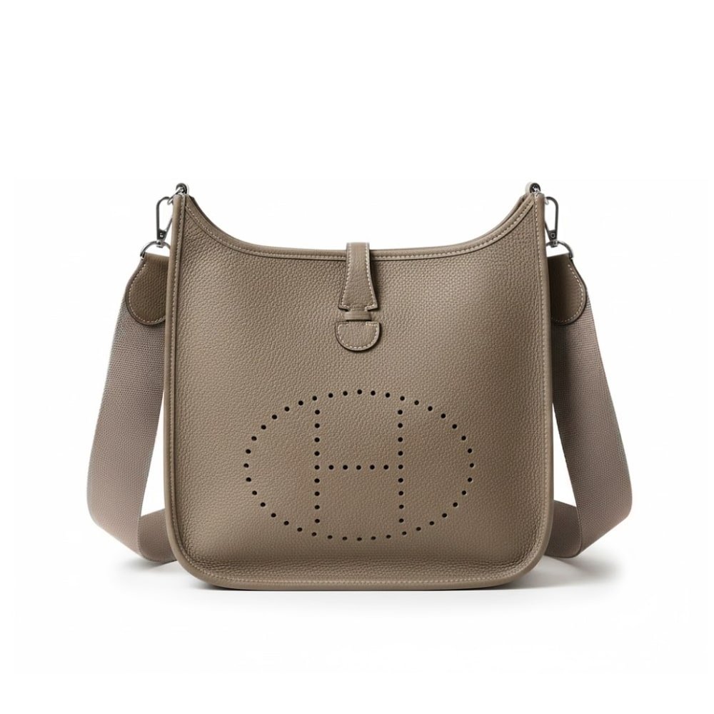 Thumbnail-5-1 Hermes Evelyne III 29 Bag 25Cm Etoupe H056277CK18 - Image 1