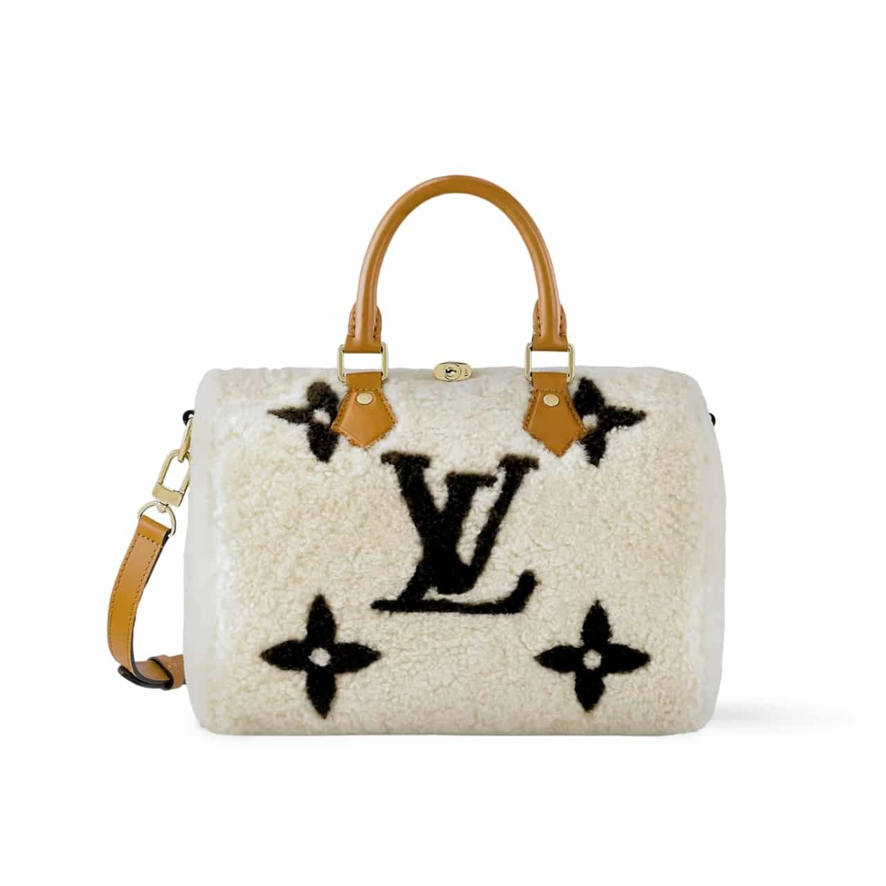 Thumbnail-6 Louis Vuitton Lv Ski Speedy Bandoulière 25 White 25Cm M23468 - Image 1
