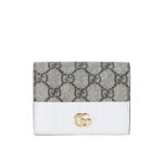 Gucci Bi Color Gg Marmont Small Wallet Beige And White 11cm 658610 17wag 9096