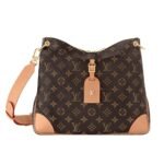 Louis Vuitton Odéon MM Monogram Canvas Shoulder Bag Brown 31 cm M45355