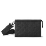 Louis Vuitton Gaston Wearable Wallet Monogram Shadow Black 22Cm M81115
