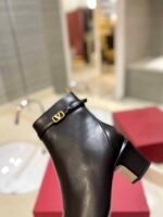 Valentino Garavani Tan Go Ankle Boot In Calfskin Leather Black 3w2s0gz2atz 0no - Image 2