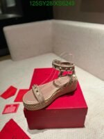 VALENTINO ROCKSTUD FLATFORM SANDAL IN BEIGE 2W2S0GI3BAEP45 - Image 7
