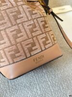 Fendi Mon Tresor Canvas Bag With Ff Embroidery 23cm - Image 5