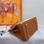 Hermes Birkin 30 Togo Brushed Leather Gold Hardware Beige Brown 30Cm - Image 5