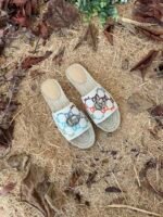 Gucci Women’s GG Multicolor Slip On Espadrille Slide Sandals 678037 UFT70 8470 - Image 5