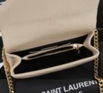 Saint Laurent College Medium In Quilted Leather Beige 24Cm 600279Brm072721 - Image 9