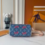 Louis Vuitton X Takashi Murakami Speedy Bandoulière 20 Monogram Denim Blue 20Cm - Image 8