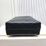 Chanel Shopping Bag Gold Tone Metal Black 33Cm AS5635 B20829 94305 - Image 5
