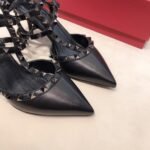Valentino Rockstud Caged Pump 65Mm Black ZW2S0375VB8 0NO - Image 9