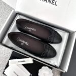 Chanel Ballerina Flats Black G26250 X01725 94305 - Image 2