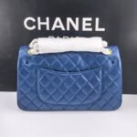 Chanel Classic Medium Flap Navy Blue 25cm - Image 4