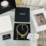 Chanel Cc Necklace Gold - Image 5