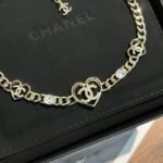 Chanel Heart Cc Necklace - Image 3