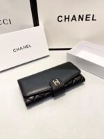 Chanel Classic Long Flap Wallet Black 19Cm - Image 2