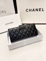 Chanel Classic Long Flap Wallet Black 19Cm - Image 5