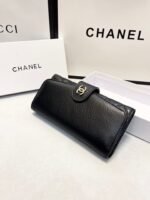 Chanel Classic Long Flap Wallet Black 19Cm - Image 6