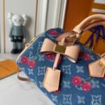 Louis Vuitton X Takashi Murakami Speedy Bandoulière 20 Monogram Denim Blue 20Cm - Image 6