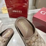 Gucci Women Mule With Horsebit Camel And Dark Brown Gg Canvas 837130 Fab10 2543 - Image 8
