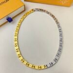 Louis Vuitton Monogram Tied Up Necklace Gold And Silver M02229 - Image 2