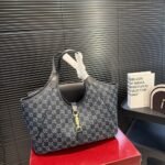 Gucci Mercato Medium Tote Bag GG Canvas Denim Blue 35cm - Image 2