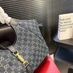 Gucci Mercato Medium Tote Bag GG Canvas Denim Blue 35cm - Image 6