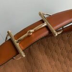 Gucci Beatrix Large Tote Bag GG Suede Bottom Brown 40Cm - Image 3