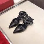 Valentino Rockstud Caged Pump 65Mm Black ZW2S0375VB8 0NO - Image 2