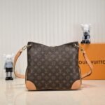 Louis Vuitton Odéon MM Monogram Canvas Shoulder Bag Brown 31 cm M45355 - Image 4