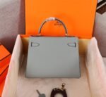 Hermes Kelly Sellier Rouge Epsom Gold Hardware 25Cm - Image 3