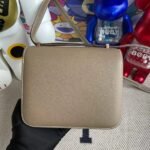 Hermes Constance Epsom Ck18 Etoupe Rose Gold Hardware 18Cm - Image 4