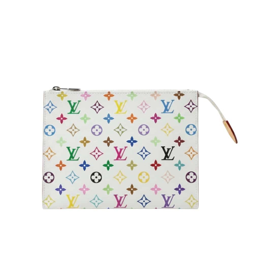 thumnail-16 Louis Vuitton X Murakami Toiletry Pouch Monogram White 25Cm - Image 1
